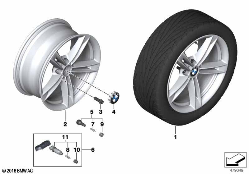 BMW LA wheel star spoke 707 - 18