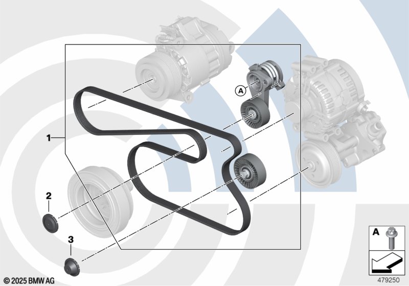 Rep. kit, drivebelt assembly,Value Line