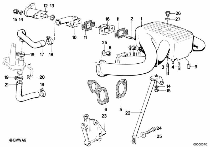 Genuine BMW 11611727176 E34 E46 E66 Cap D=7,0mm (Inc. 323ti, Z3 2.5i & 530i) | ML Performance UK Car Parts
