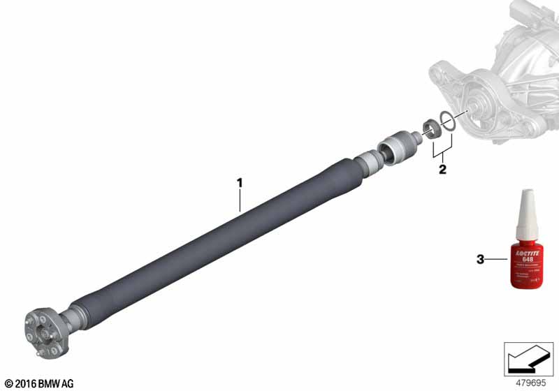 Driveshaft, CFK