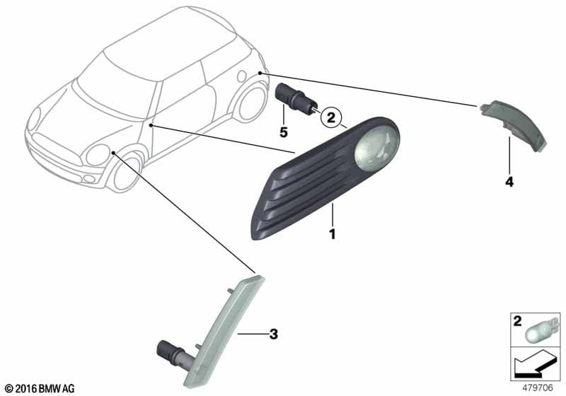 Turn signal/side marker light