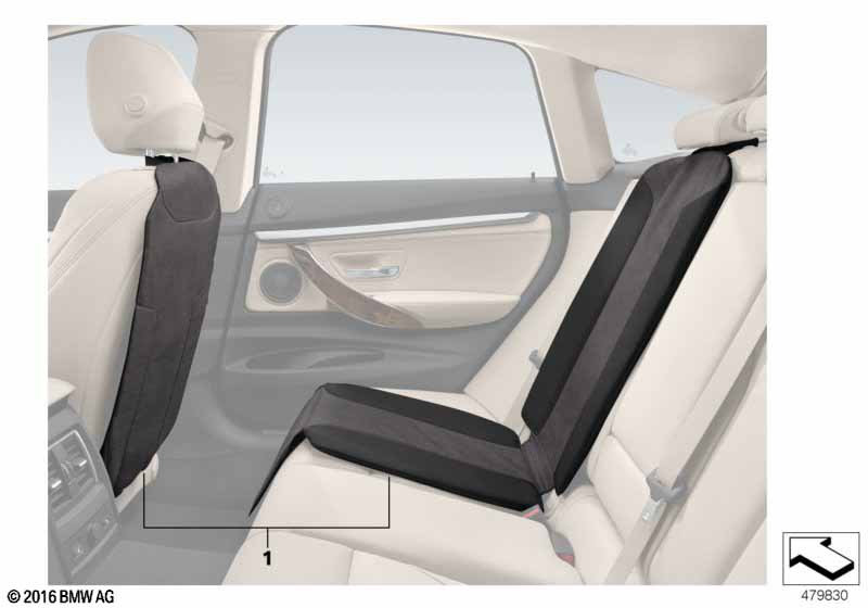 Backrest cover and child restraint base