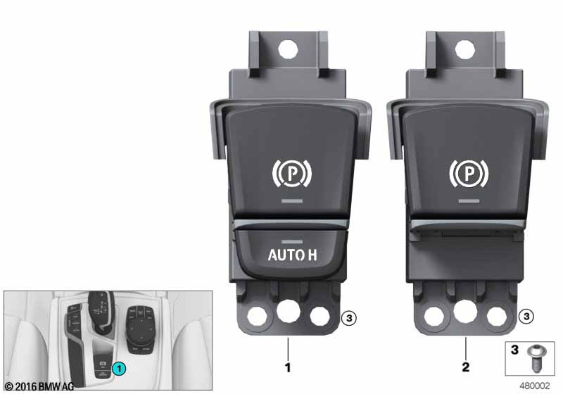 Parking brake switch