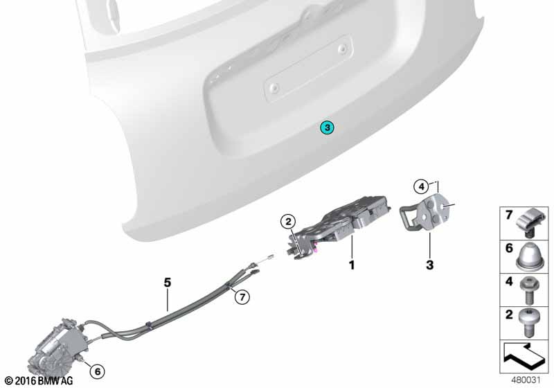 Trunk lid / locking system