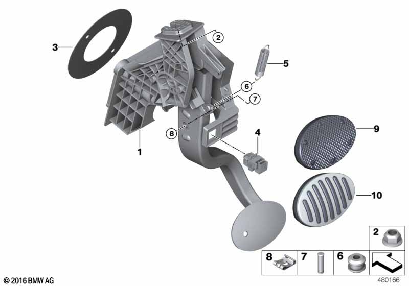 Pedal assembly, automatic transmission