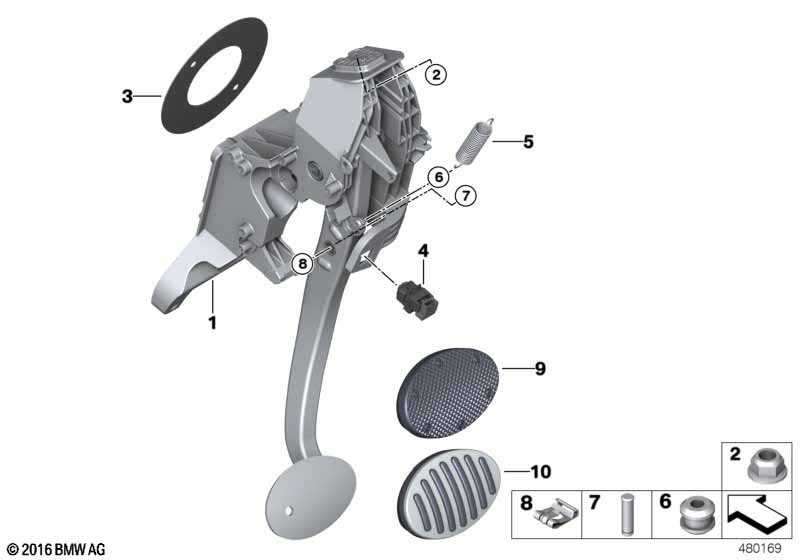 Pedal assembly, automatic transmission