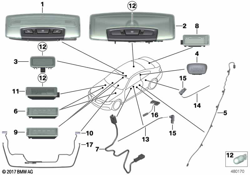 Various lamps