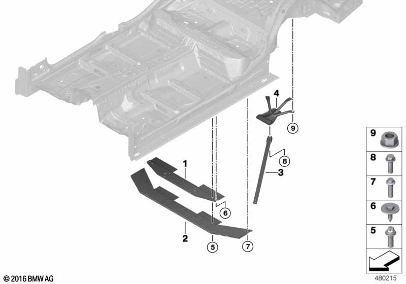 Genuine BMW 51617401270 G30 Mounting Bracket (Inc. 530e & 530eX) | ML Performance EU Car Parts