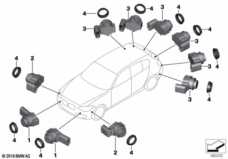 Ultrasonic sensor (PDC/PMA)