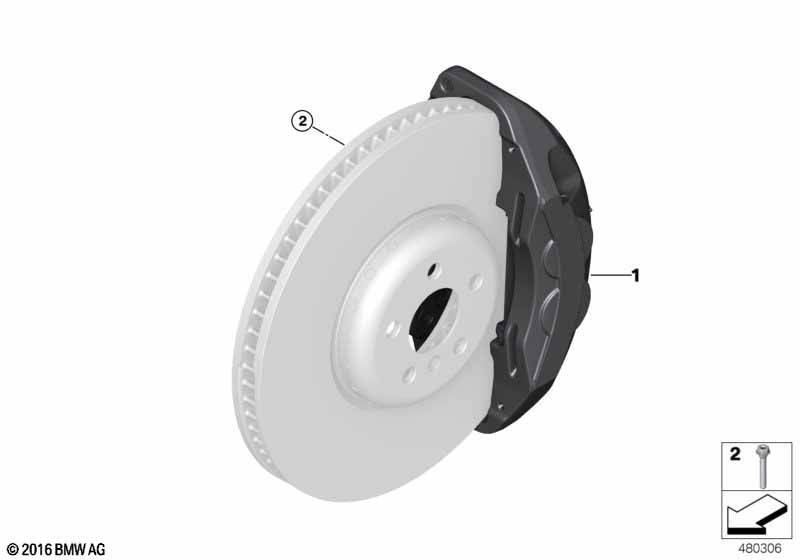Retrofit design brake black front
