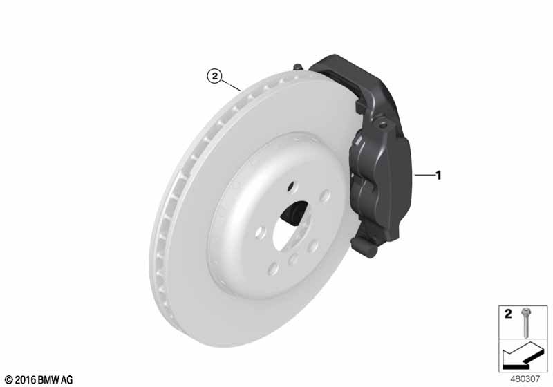 Retrofit design brake black front