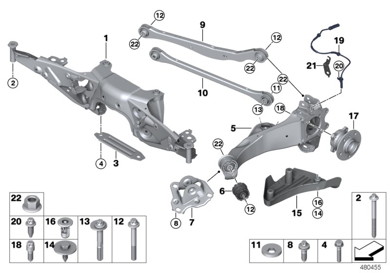 Genuine BMW Mini 33316858415 F56 F55 Cross Brace (Inc. Cooper SD) | ML Performance UK Car Parts