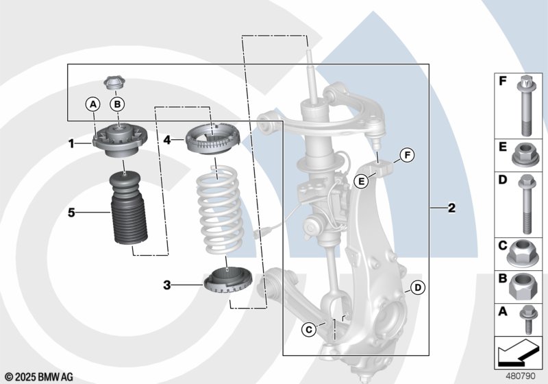 Installation kit support bearing