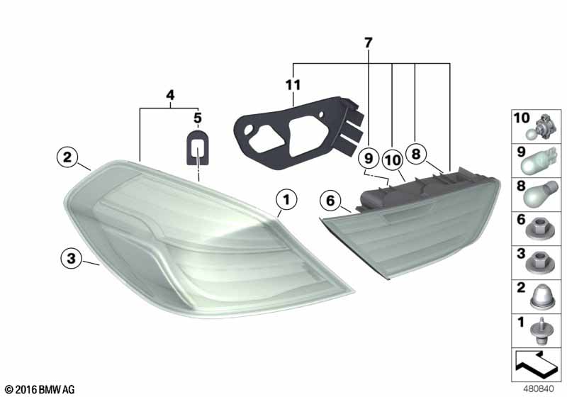 Genuine BMW 63217232325 E89 F12 F13 Adjustment Element (Inc. 640iX, Z4 23i & Z4 35i) | ML Performance EU Car Parts