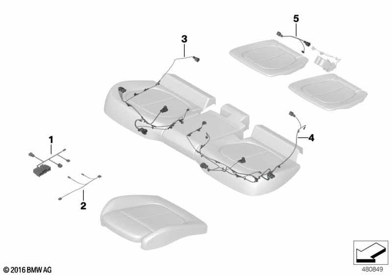 Wiring set seat