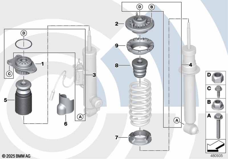 Installation kit support bearing