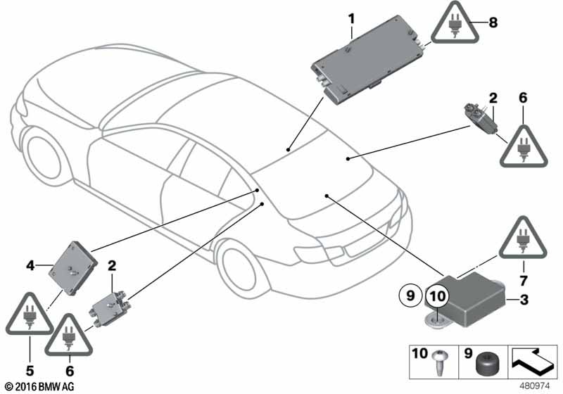 Single parts f antenna-diversity
