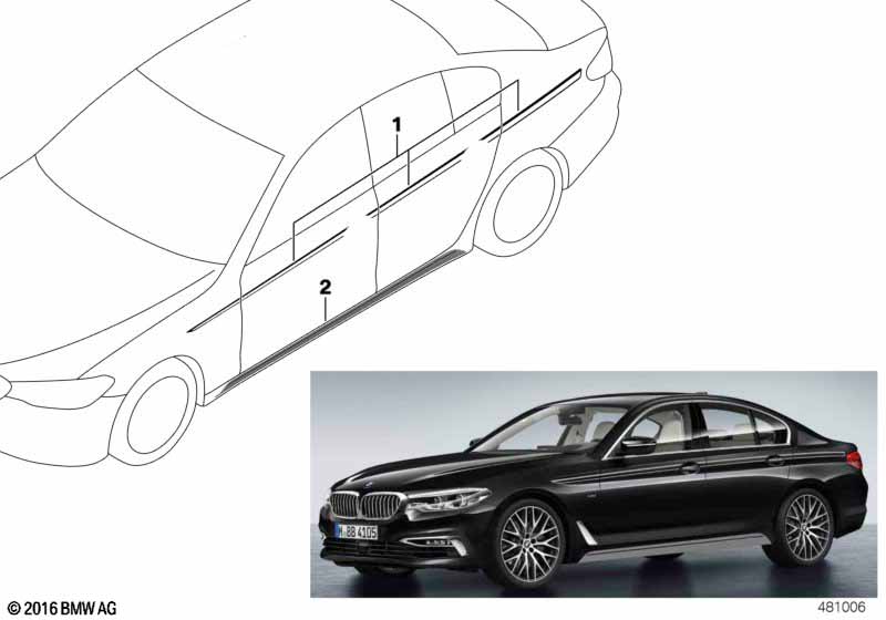 Pin-stripe decal kit