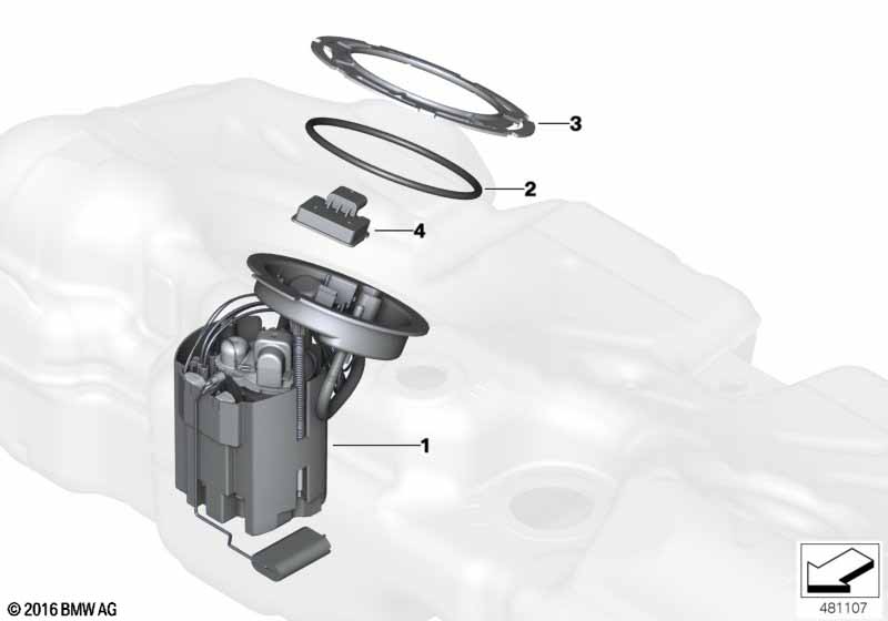 Fuel pump and fuel level sensor