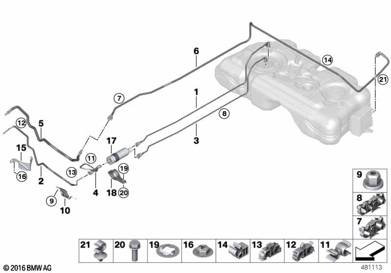 Fuel line / fuel filter