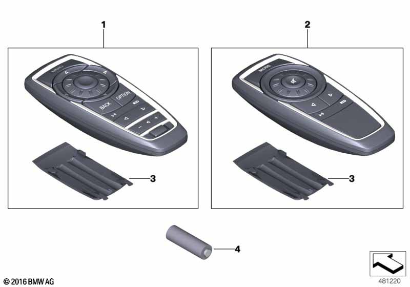 Genuine BMW 65129320241 Remote Control, Rear 2,4GHZ | ML Performance EU Car Parts
