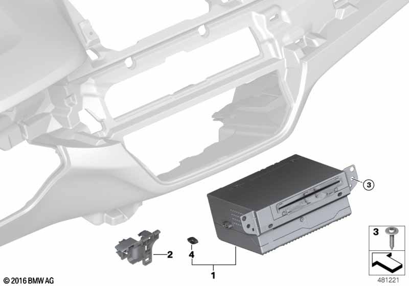 Genuine BMW 65128707200 G30 G11 G01 Headunit High 2 US (Inc. 540i, 740eX & 540iX) | ML Performance UK Car Parts