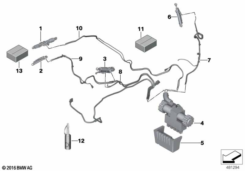 Genuine BMW 54377183316 F83 E93 Hydraulic Cyl. Main Kinematics, Right (Inc. 328i, M4 & 330d) | ML Performance UK Car Parts
