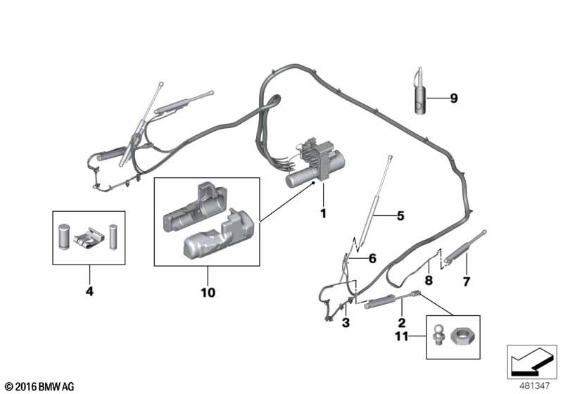 Folding-top, hydraulic