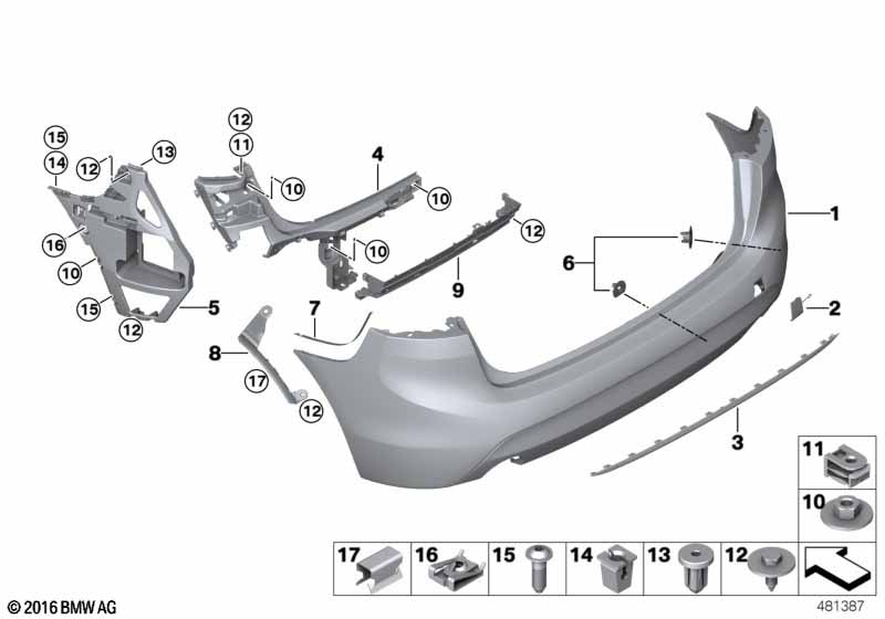 Genuine BMW 51127396506 F45 F46 Right Protection Foil (Inc. 225xe, 220d & 220i) | ML Performance UK Car Parts