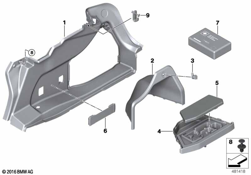 Right TRUNK TRIM