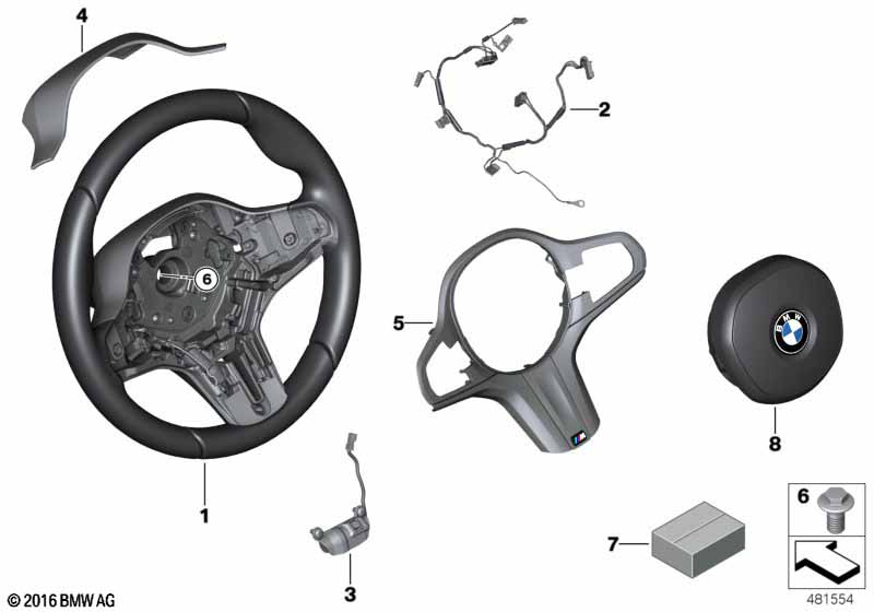 M sports strng whl,airbag,multifunction