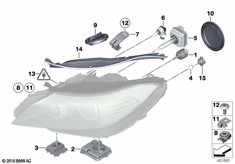 Genuine BMW 63127248898 E89 Gasket Right (Inc. Z4) | ML Performance UK Car Parts