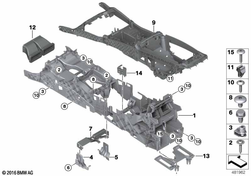 Mount, center console
