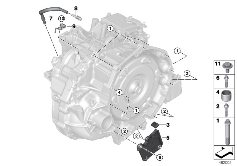 Genuine BMW 24148604292 F46 I12 Cover For Starter (Inc. Cooper SE ALL4, i8 & 218i) | ML Performance UK Car Parts