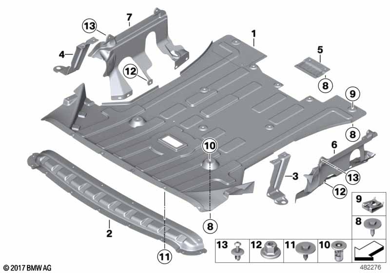 Underhood shield