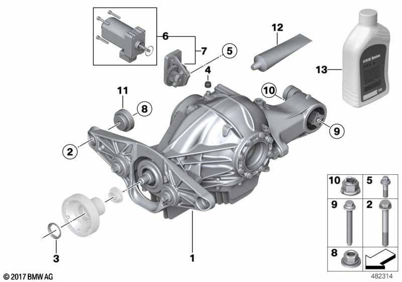 Genuine BMW 33117847684 F12 F06 F13 Additional Weight (Inc. M5 & M6) | ML Performance UK Car Parts