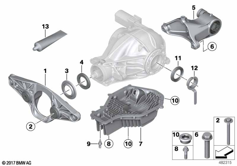 Genuine BMW 33132284195 F13 Oil Pan (Inc. M5 & M6) | ML Performance UK Car Parts