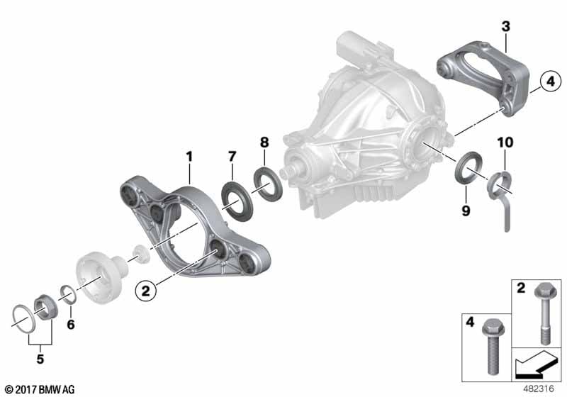 Rear differential adapter / gaskets