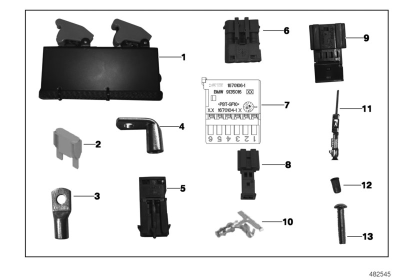 Genuine BMW 61138344978 Socket Housing 6 Pins 3KSF (Inc. M235i Racing) | Duco Car Parts UK Car Parts