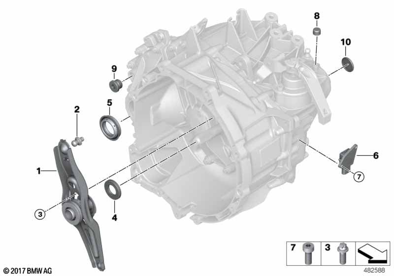 Single transmission components GS6-58BG