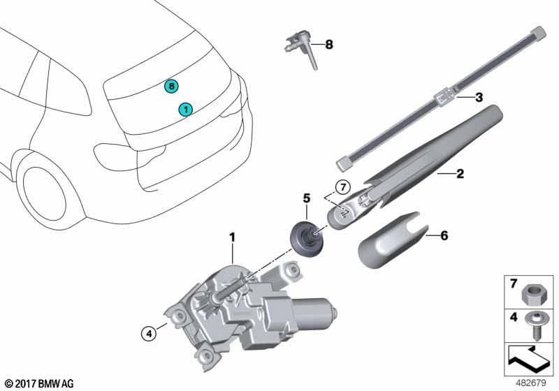 Genuine BMW 67637490019 G07 Grommet (Inc. X7) | ML Performance EU Car Parts