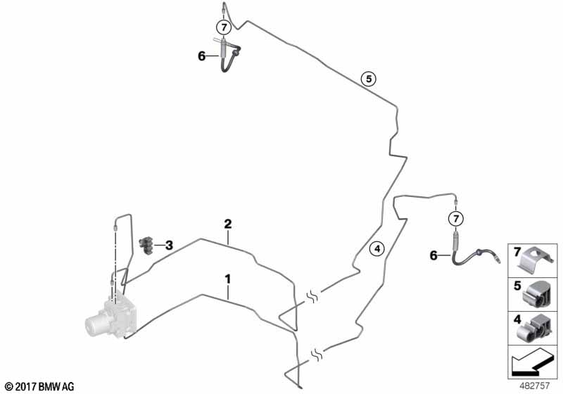 Genuine BMW 34326871441 G02 G01 Pipe Connection M12/M10 (Inc. X4 M, X4 30iX & X3 30i) | ML Performance UK Car Parts