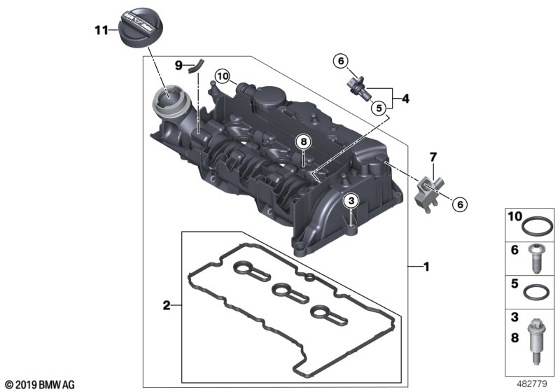 Genuine BMW Mini 13628658854 F15 G32 F33 O-Ring 18,2X2,5 (Inc. X7 50iX) | ML Performance EU Car Parts