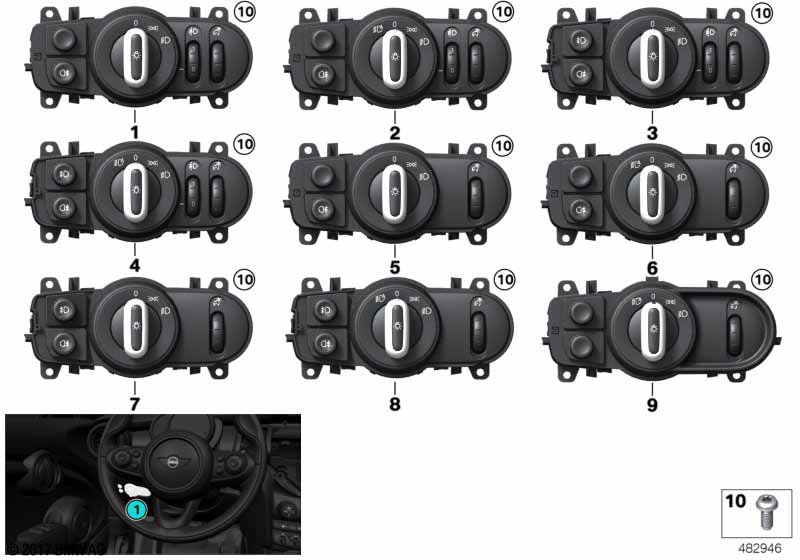 Switch Control element light
