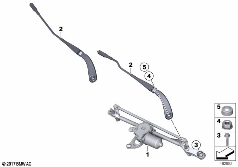 Single wiper parts