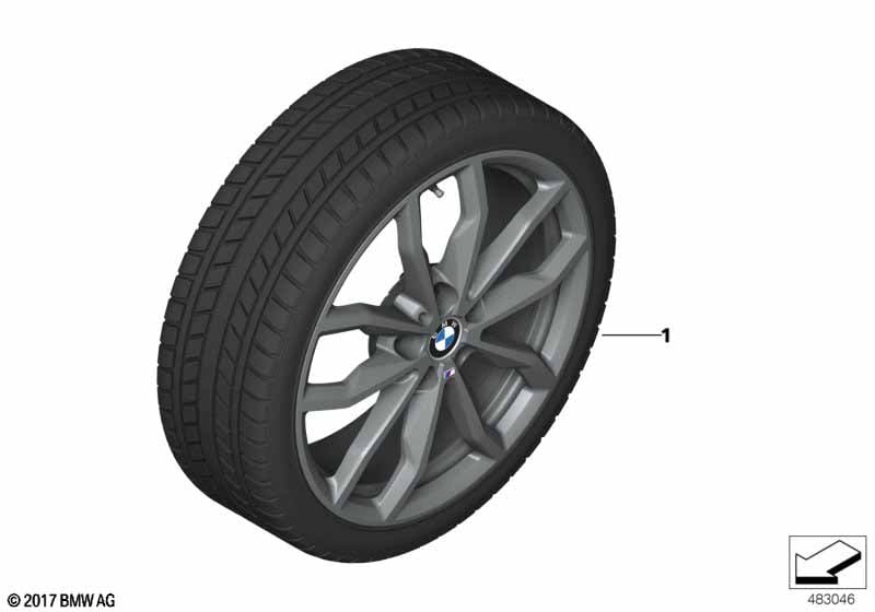Winter wheel w.tire M Y-sp.711M - 18