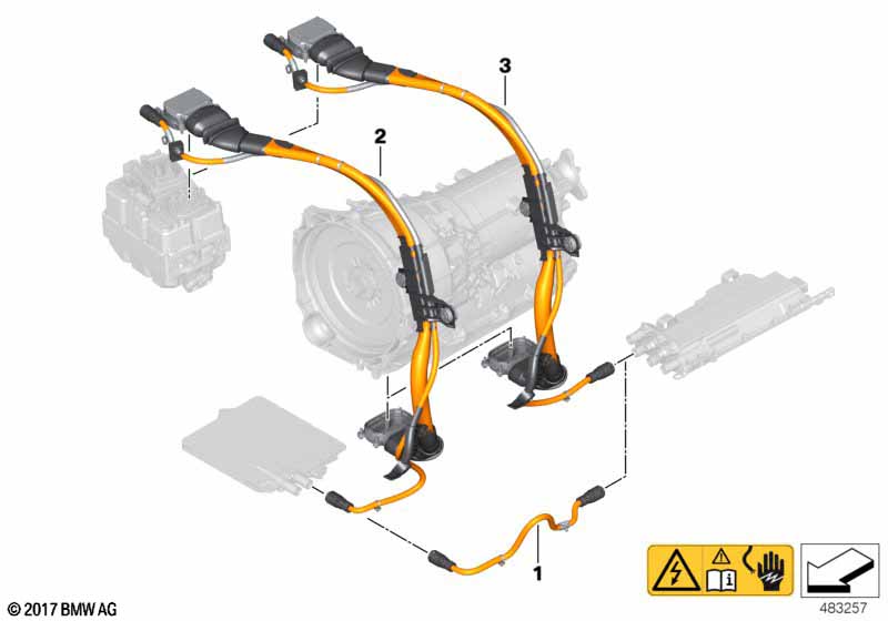 Genuine BMW 61129866371 G30 High-Volt.Wiring Harn.Pow.Elect.Kit- Cpm (Inc. 530e & 530eX) | Duco Car Parts UK Car Parts