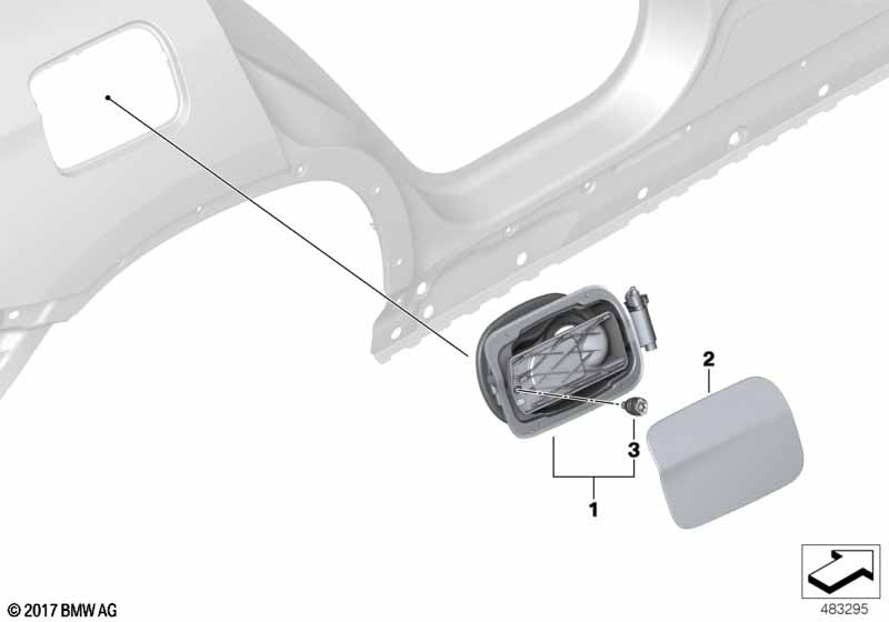 Genuine BMW 51177405749 G01 Cover Pot (Inc. X3 30eX) | ML Performance UK Car Parts
