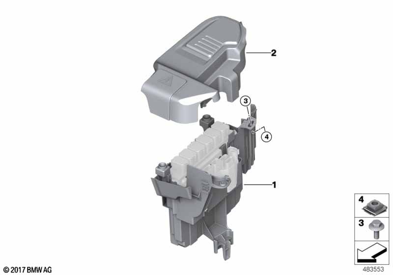 Genuine BMW 12908632555 G02 G01 Holder (Inc. X4 M & X3) | ML Performance UK Car Parts