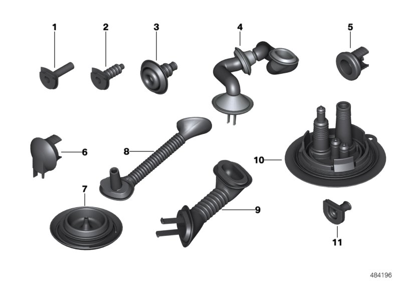 Genuine BMW 61131371049 E39 E38 Cable Grommet D=30mm/D=6mm (Inc. 740iL, 540iP & 520i) | Duco Car Parts UK Car Parts